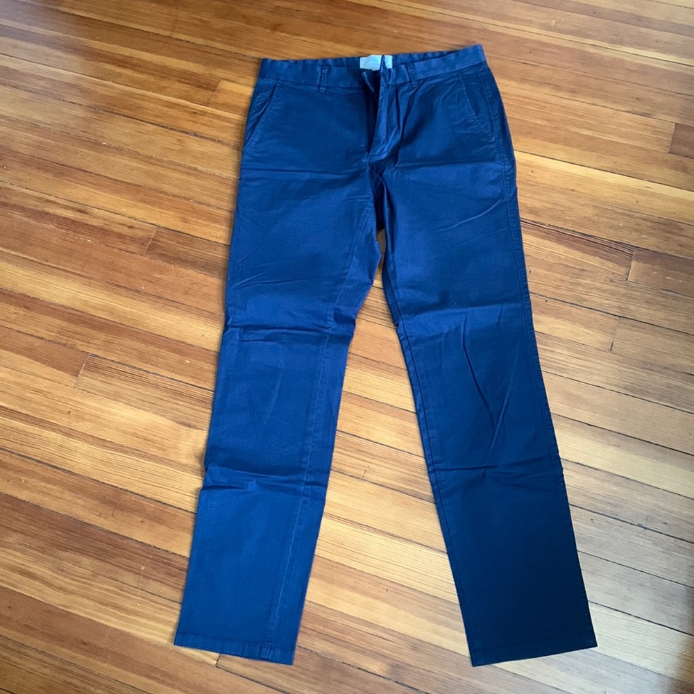Everlane slim chinos navy
